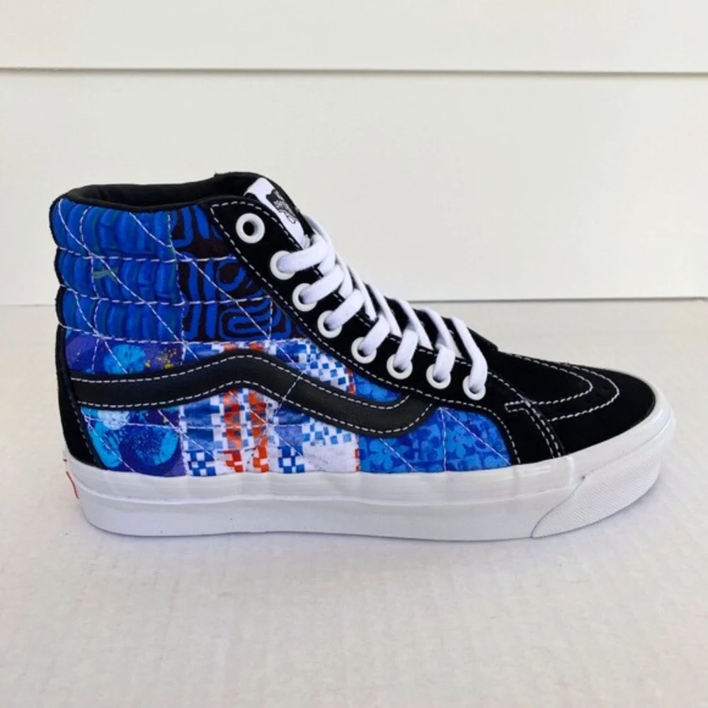 NEW Vans SpongeBob Sandy Liang Sk8-Hi 38 DX Shoes Patchwork 7 Women / 5.5 Men - Picture 9 of 16